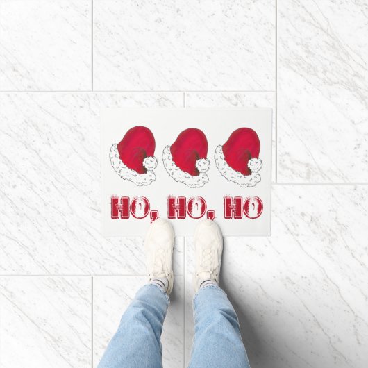 HO HO Merry Kerstbeerkerstkerstkerstkerstkerstman Deurmat (Binnen)