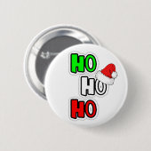 HO HO Merry Kerstkerstkerstkerstkerstkerstkerstker Ronde Button 5,7 Cm (Voorkant /achterkant)