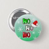 HO HO Merry Kerstkerstkerstkerstkerstkerstkerstker Ronde Button 5,7 Cm (Voorkant /achterkant)