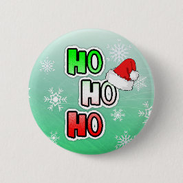 HO HO Merry Kerstkerstkerstkerstkerstkerstkerstker Ronde Button 5,7 Cm