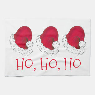 Ho Ho Merry Kerstkerstkerstkerstmis Pet Theedoek
