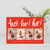 HO HO Merry Kerstmis Foto's toevoegen (Staand voorkant)