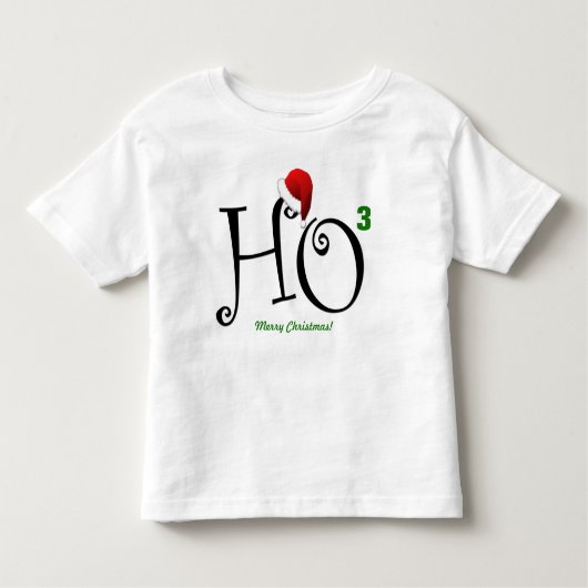 Ho Ho Merry Kerstmis! Kinder Shirts (Voorkant)