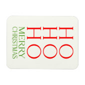 Ho Ho Merry Kerstmis Magneet (Horizontaal)