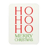Ho Ho Merry Kerstmis Magneet (Verticaal)