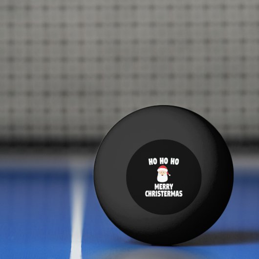 Ho Ho Merry Kerstmis Pingpongbal (Net)