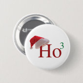 Ho Ho Merry Kerstmis Ronde Button 5,7 Cm (Voorkant /achterkant)