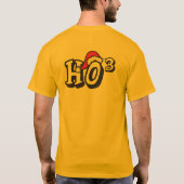 Ho Ho Merry Kerstmis T-shirt (Achterkant)
