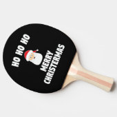 Ho Ho Merry Kerstmis Tafeltennisbatje (Zijkant)