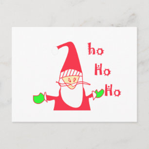 Ho Ho Merry Kerstmis van Santa.png Feestdagenkaart