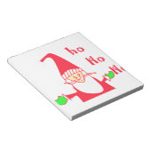 Ho Ho Merry Kerstmis van Santa.png Notitieblok (Schuin)