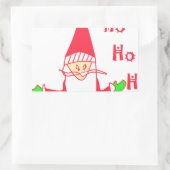 Ho Ho Merry Kerstmis van Santa.png Rechthoekige Sticker (Tas)
