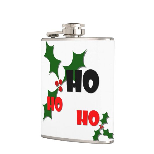 Ho Ho Mistletoe Flask Heupfles (Links)