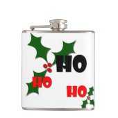 Ho Ho Mistletoe Flask Heupfles (Voorkant)