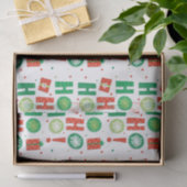 Ho Ho Modern Kerstmis Tissuepapier (Geschenk)