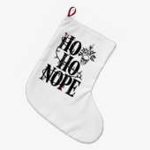 Ho Ho Nee Grote Kerstsok (Voorkant (Hangend))