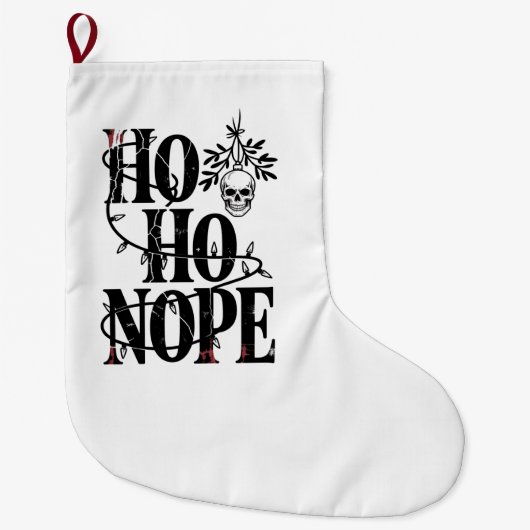 Ho Ho Nee Grote Kerstsok (Voorkant)