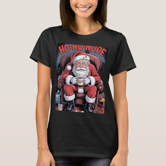 Ho-Ho-Nee Kerstman T-shirt (Voorkant)
