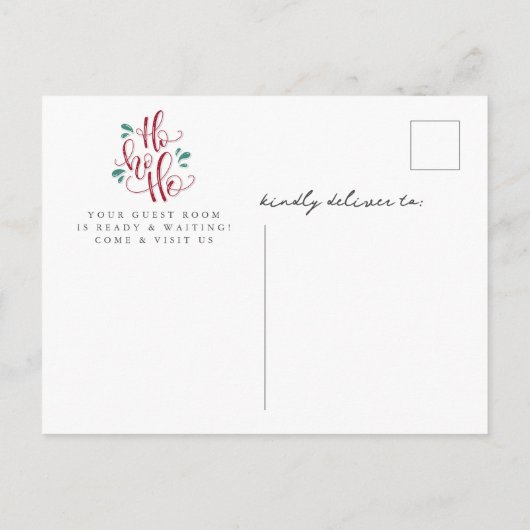 Ho Ho New Home Aankondiging (Achterkant)