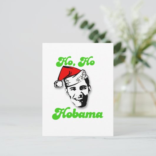 Ho, Ho, Obama Briefkaart (Staand voorkant)