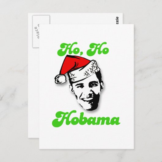 Ho, Ho, Obama Briefkaart (Voorkant / Achterkant)