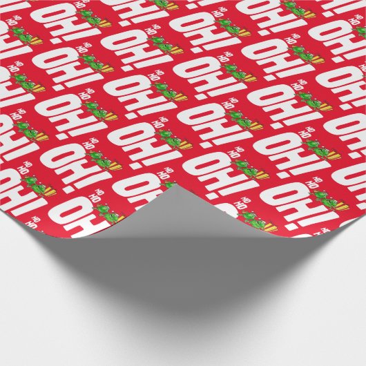 Ho Ho Oh! Cadeaupapier (Hoek)