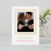 Ho Ho Oh Zwangerschap Aankondiging Folie Vakantieg (Staand Voorkant)
