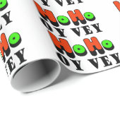 Ho Ho Oy Vey Chrismukkah Gift Wrap Cadeaupapier (Rol Hoek)