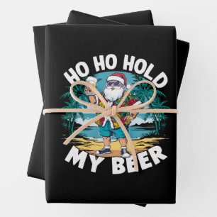 Ho Ho Pak M'n Bier Vast Kerstmis in Juli Zomer Sin Inpakpapier Vel