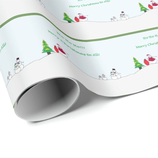 Ho Ho-papier Cadeaupapier (Rol Hoek)