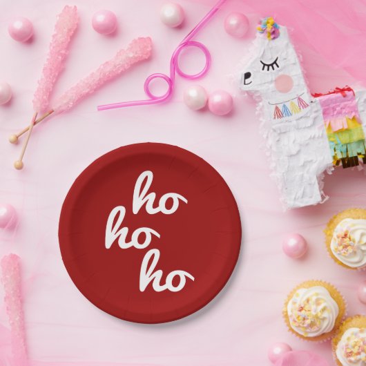 Ho-ho Papieren Bordje (Feest)