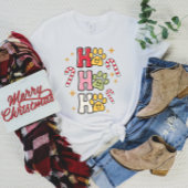 Ho Ho Paw Print Kerst T-shirt