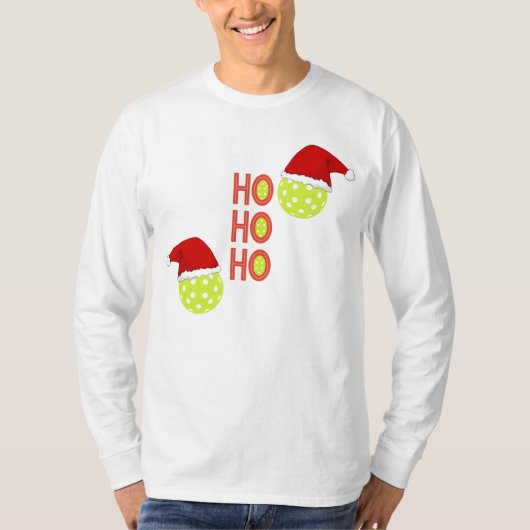HO HO Pickleball-Shirt T-shirt (Voorkant)