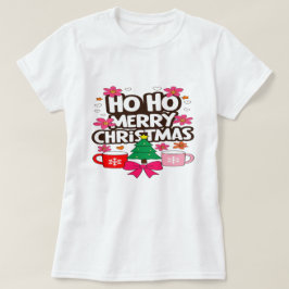 Ho Ho Prettig Kerstfeest – Sfeervolle Kerst Vibe T-shirt