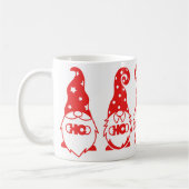 Ho Ho Red Gnomes Coffee Mok (Links)