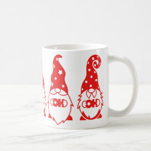 Ho Ho Red Gnomes Coffee Mok