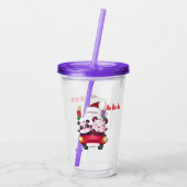 Ho Ho Santa Acryl Drinkbeker (Achterkant)