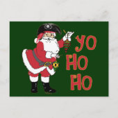 Ho Ho Santa Briefkaart (Voorkant)