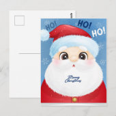 Ho Ho Santa Briefkaart (Voorkant / Achterkant)