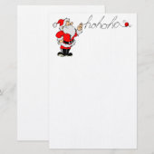 Ho Ho Santa Briefpapier (Voorkant / Achterkant)