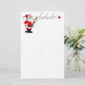 Ho Ho Santa Briefpapier (Staand voorkant)