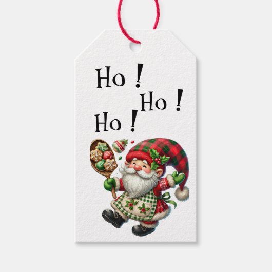 Ho Ho Santa Cadeaulabel (Voorkant)