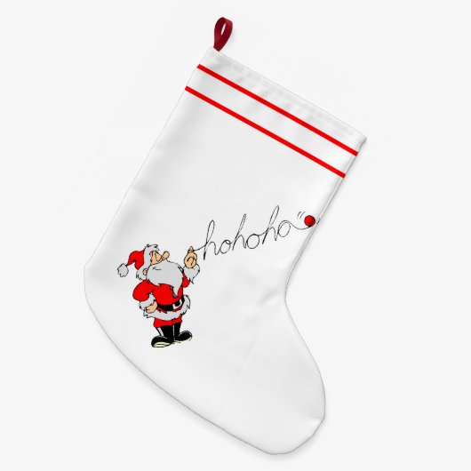 Ho Ho Santa Grote Kerstsok (Voorkant (Hangend))