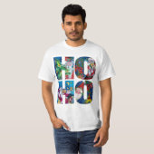 HO HO SANTA MUSICAL CHRISTMAS NIGHT T-SHIRT (Voorkant volledig)