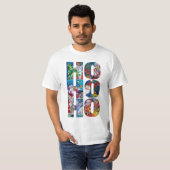 HO HO SANTA MUSICAL CHRISTMAS NIGHT T-SHIRT (Voorkant volledig)