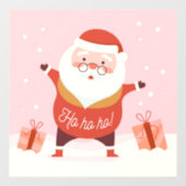 Ho Ho Santa Raamsticker (Vel)