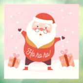 Ho Ho Santa Raamsticker (Vel 3)