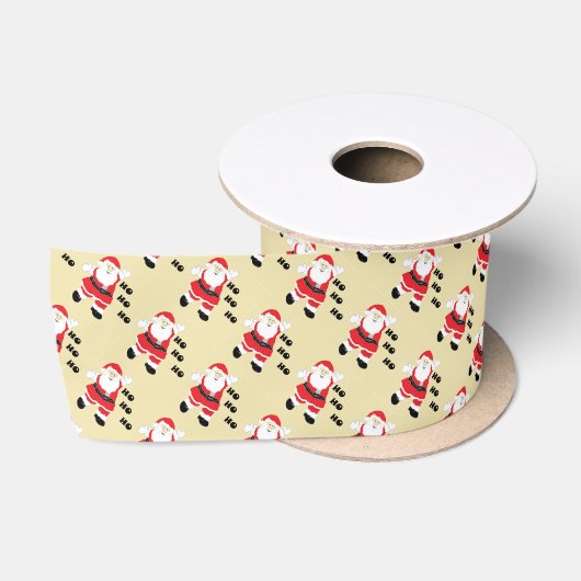 Ho Ho Santa Satijnen Lint (Spoel)