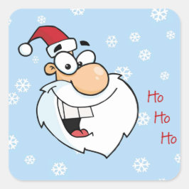 Ho Ho Santa Vierkante Sticker