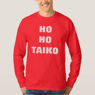 HO HO TAIKO kerstT-shirt met lange hoes T-shirt